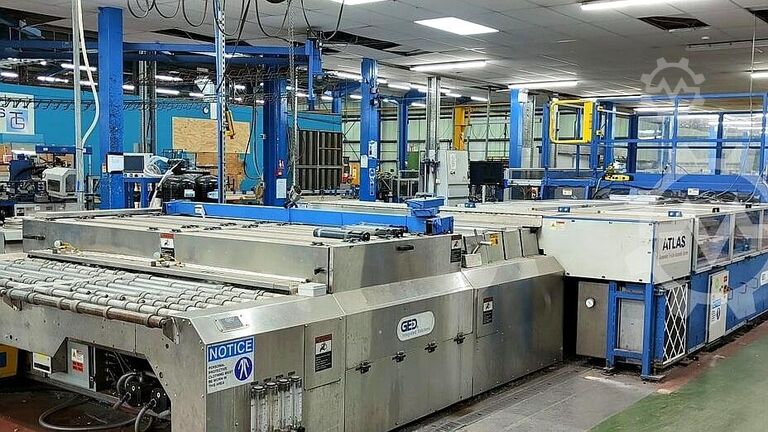 Horizontale Fertigungslinie für Fenster GED Horizontal production line for windows