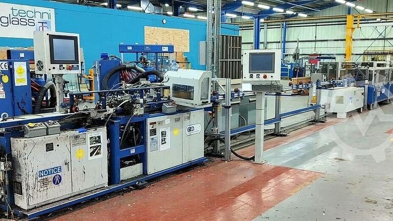 Horizontale Fertigungslinie für Fenster GED Horizontal production line for windows