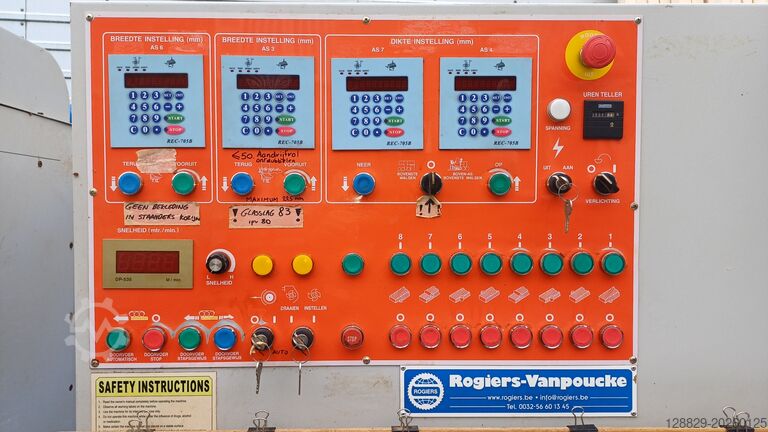 4-sided planer Leadermac Hypermac 823