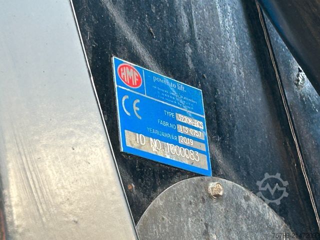 Truck mounted crane MERCEDES-BENZ 3253 Arocs mit HMF 3220 Kran und JOAB Abroller