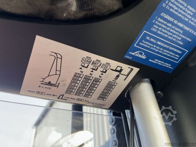 Medium Lift Order Picker Linde V10