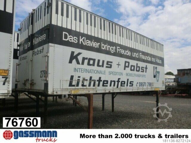 Swap body truck SOMMER WB Koffer