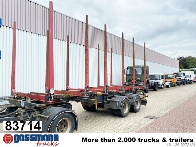 Holztransport Anhänger Zaslaw ZASLAW D-36657 Holzanhänger