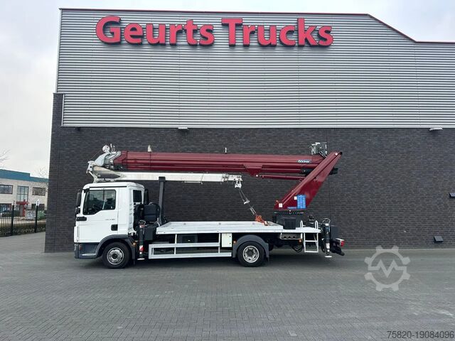 Kranwagen MAN TGL 7.180 4X2 BB BOCKER AK37/4000 + JIB MONTAGE...