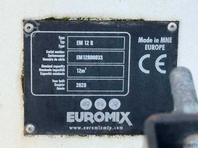 Betonmischer LKW  Betonmischer-Auflieger Euromix 12 m³ mit Motor