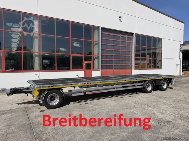 Anhänger mit offener Pritsche Möslein T 3 Plato 10,5 m  3 Achs Jumbo Platoanhänger 10,50 m, Breitbereifung, Mega