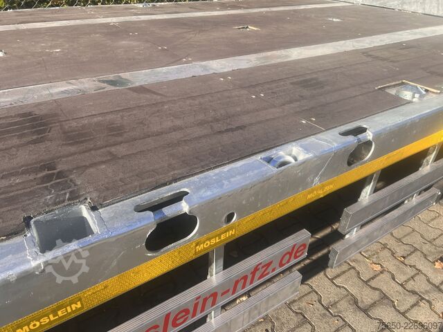 Anhänger mit offener Pritsche Möslein T 3 Plato 9 m  3 Achs Jumbo- Plato- Anhänger 9 m, Mega