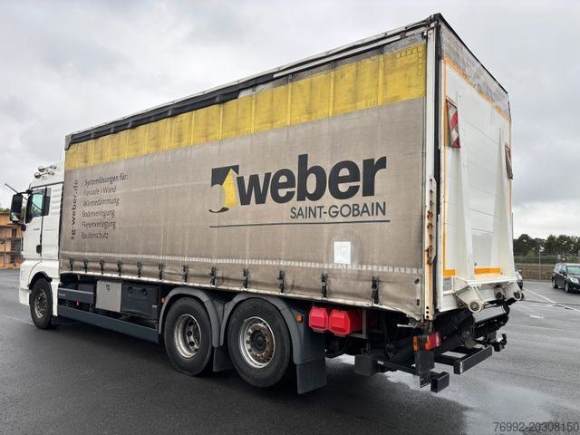 LKW mit Pritsche & Plane MAN TGX 26.480 mit Ladebordwand