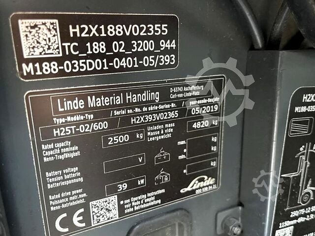 Treibgasstapler Linde H25T-02/600