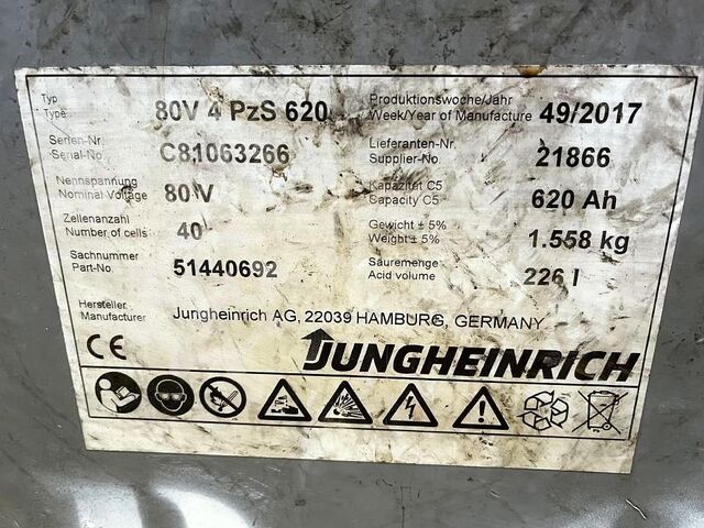 Electric 4-wheel forklift Jungheinrich EFG 425k