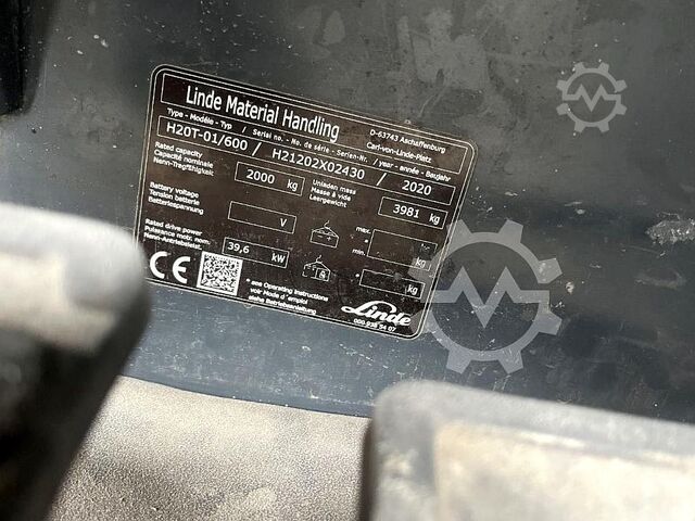 LP gas Linde H 20T-01/600