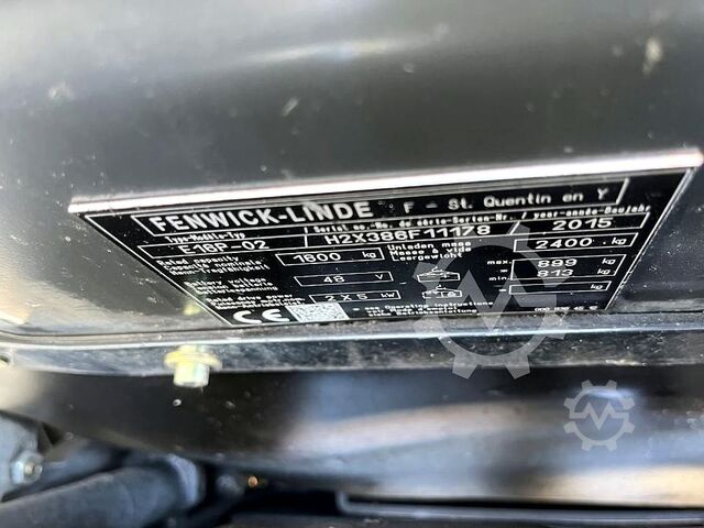 Electric 4-wheel forklift Linde E 16P-02