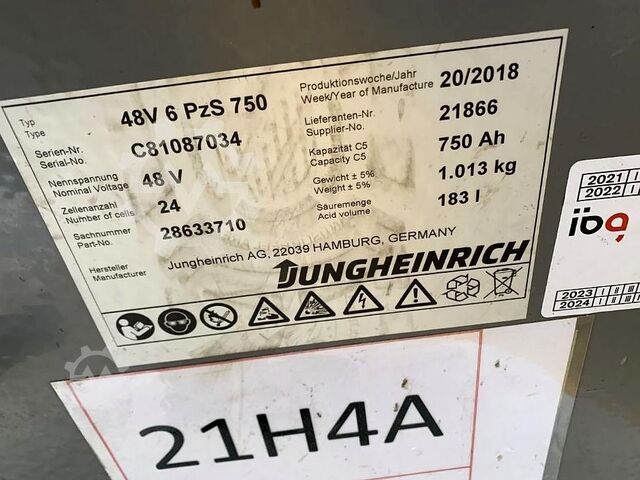 Elektro 3 Rad-Stapler Jungheinrich EFG216