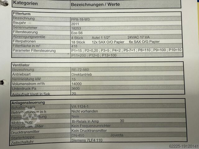 Valco Schweißrauchabsaugung Valco XXP-18-W3