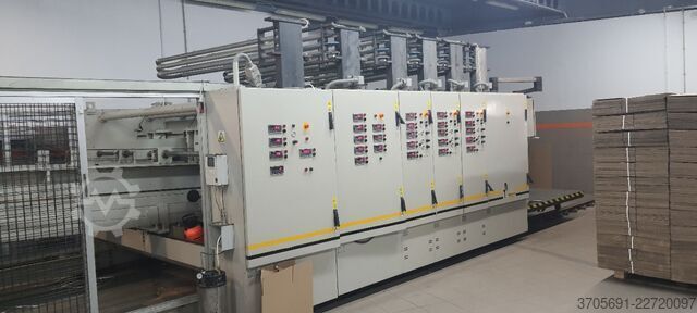 Corrugated cardboard printing machine – Casemaker Lantech Distenco
