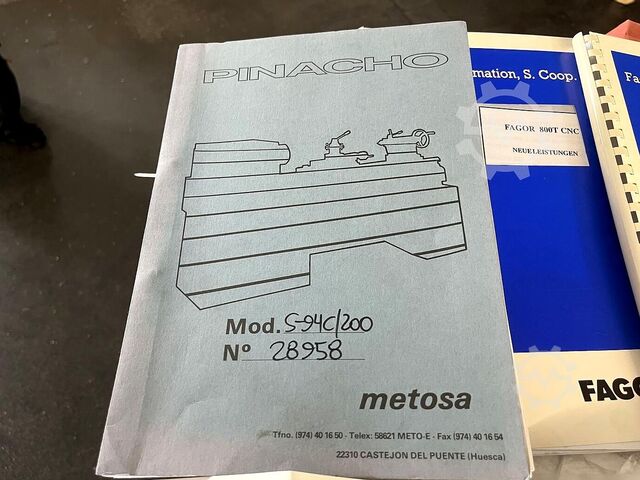 Drehmaschine - zyklengesteuert Pinacho S 94 - C200