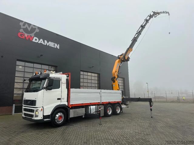 Crane truck Volvo FH 480 6x4 Effer 525/6S + Fly Jib 6S ,Winch Euro 5
