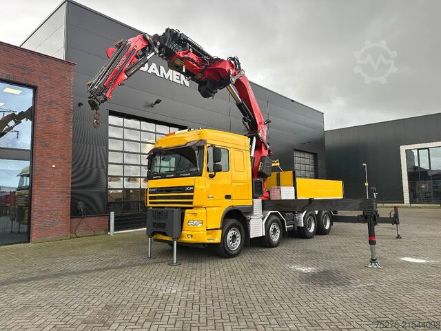 Kranwagen DAF XF 105.460 8x4 Trekker/ Bakwagen Fassi F950+Fly...