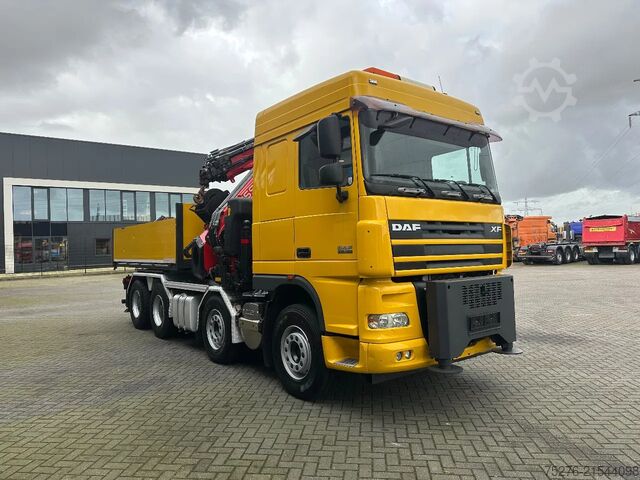 Kranwagen DAF XF 105.460 8x4 Trekker/ Bakwagen Fassi F950+Fly...