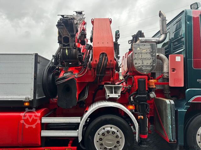 Crane truck Volvo FH 520 8x2 Effer 850 + Fly jib, winch Euro 5
