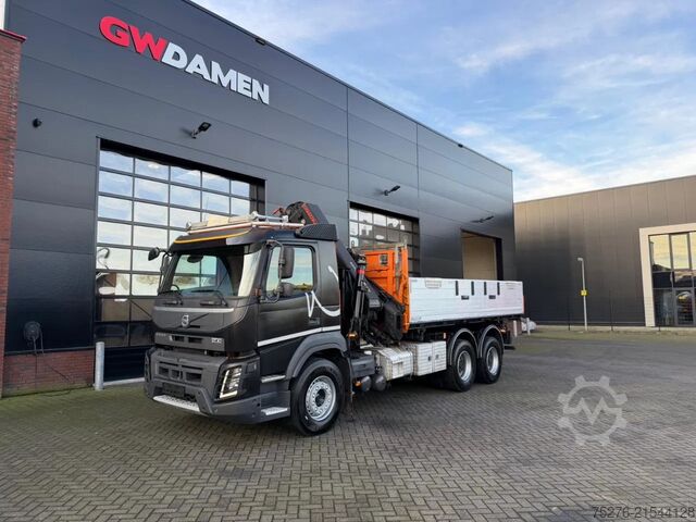 3-sided tipper Volvo FMX 460 6x4 3 zijdige Kipper/ Hiab 288 E-6,Winc...