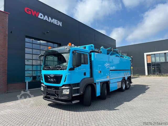 Suction vehicle MAN TGS 35.400 8X2-4 BL WIEDEMANN SUPER 1000
