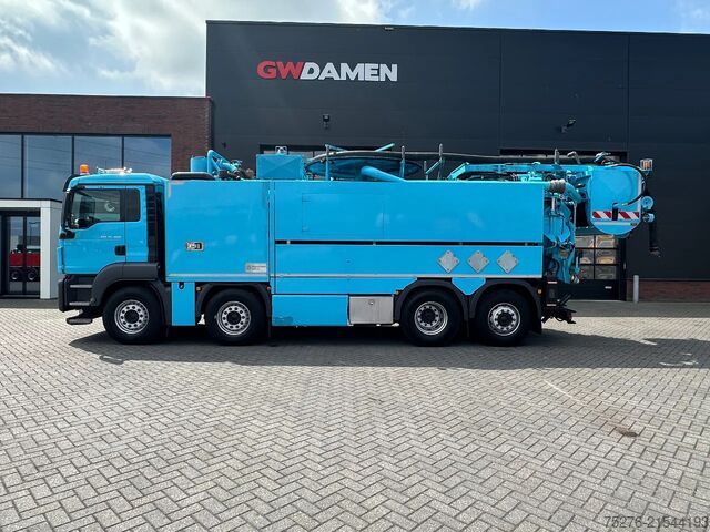 Suction vehicle MAN TGS 35.400 8X2-4 BL WIEDEMANN SUPER 1000