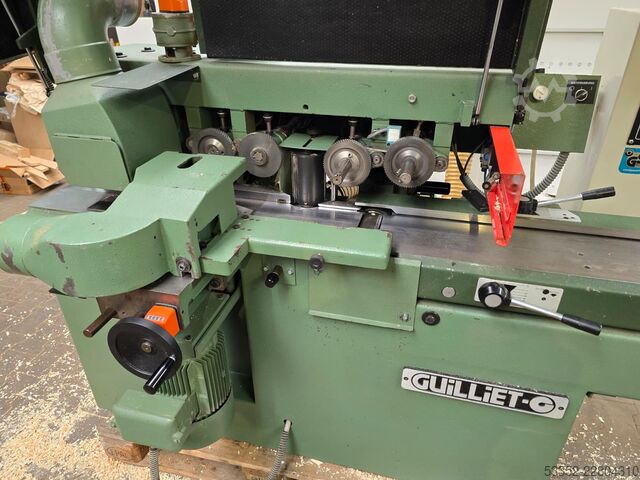Four-sided planer guilliet 