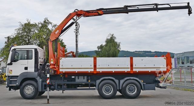Truck mounted crane MAN TGS 33.360*KIPPER 6,40m *PK 15500 * 6x4
