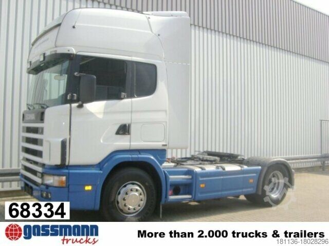 Standard tractor unit Scania 124R470 4x2, Kipphydraulik, 6 Zylinder