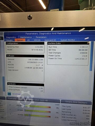 Haas VF 4 EU Baujahr 2018 Haas VF 4 EU