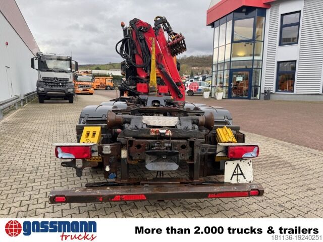 Roll-off tipper truck MAN TGS 26.440 6x2-4 BL, Lenk-/Liftachse, Krankabine,