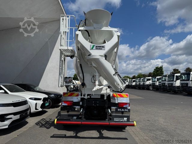 Betonmischer LKW MAN TGS 37.480 8x4 EUR6 GSR Stetter 10m3 Light/Smart