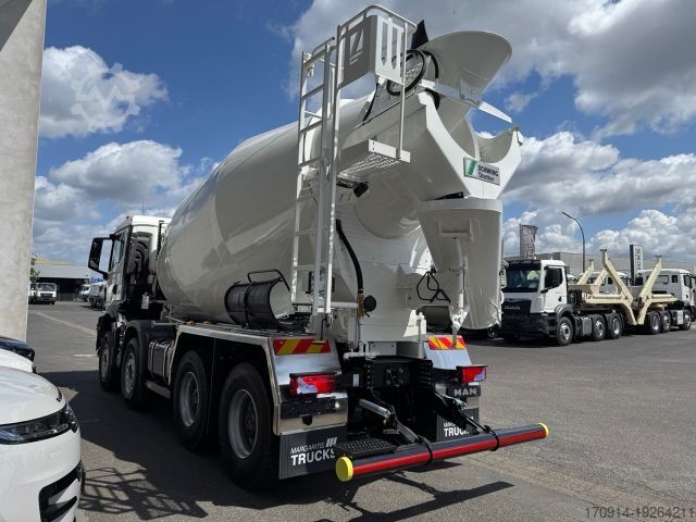Betonmischer LKW MAN TGS 37.480 8x4 EUR6 GSR Stetter 10m3 Light/Smart