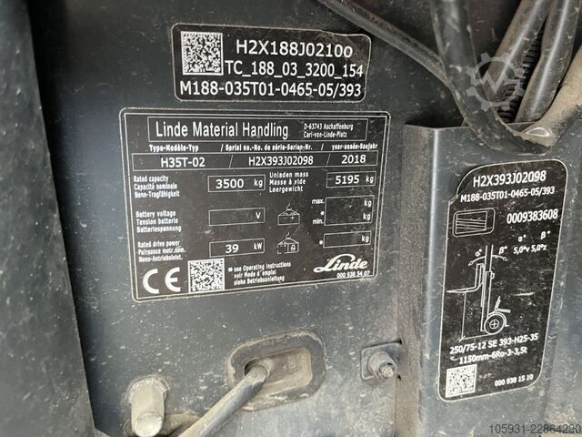 Treibgasstapler Linde H35T-02