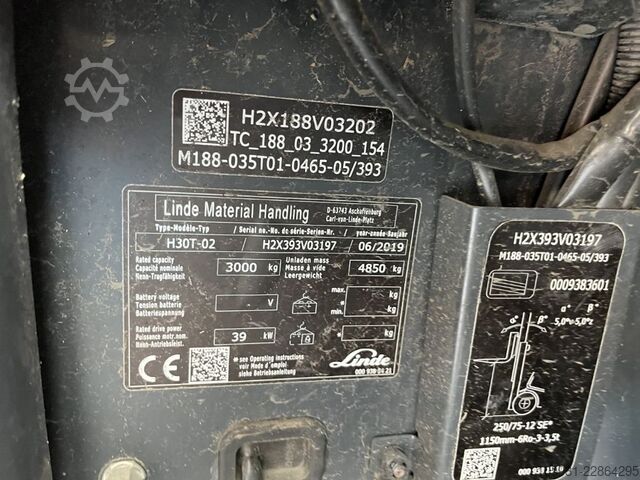 Treibgasstapler Linde H30T-02