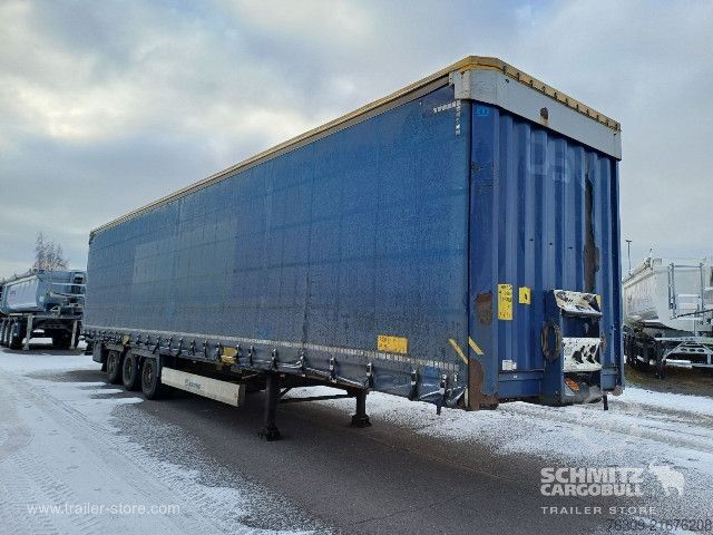 Open semitrailer with tarp Krone Curtainsider Mega