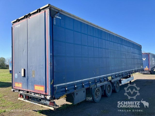 Open semitrailer with tarp Krone Curtainsider Mega