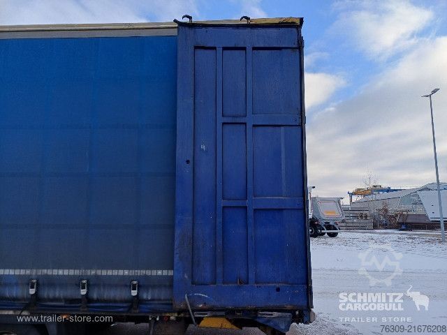 Open semitrailer with tarp Krone Curtainsider Mega