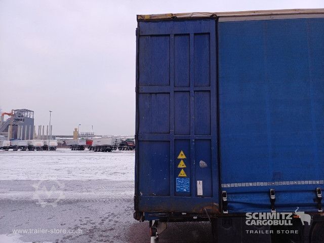 Open semitrailer with tarp Krone Curtainsider Mega