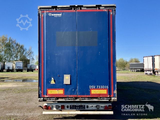 Open semitrailer with tarp Krone Curtainsider Mega