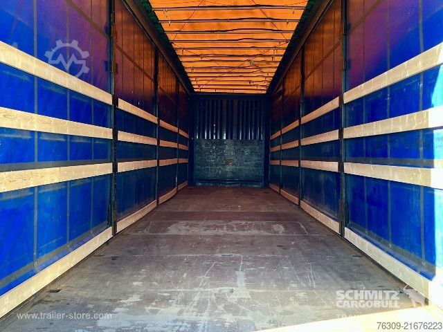 Open semitrailer with tarp Krone Curtainsider Mega