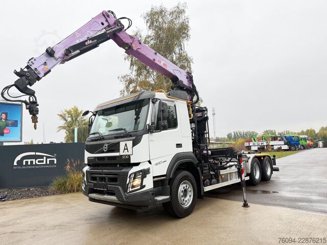 Abrollkipper VOLVO FMX 460 6x4 liftachse Abrollkipper KRAN 13m FUNK