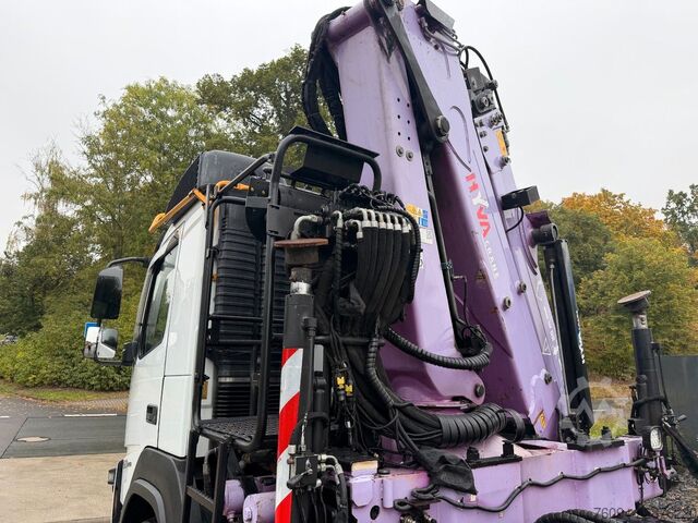 Autokran VOLVO FMX 460 6x4 liftachse Abrollkipper KRAN 13m FUNK