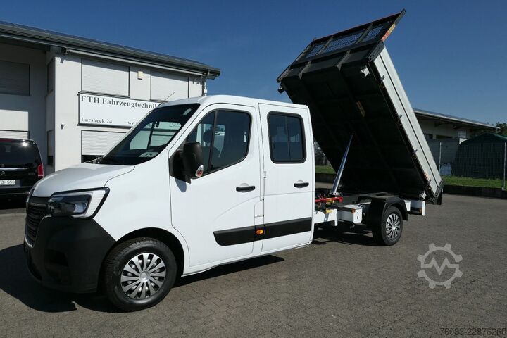 Transporter mit Kipper RENAULT Master L3 Doka 3 Seiten Kipper Klima AHK