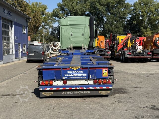 Auflieger-Wechselfahrgestell BROSHUIS MFCC-HD L2C8 Containerauflieger