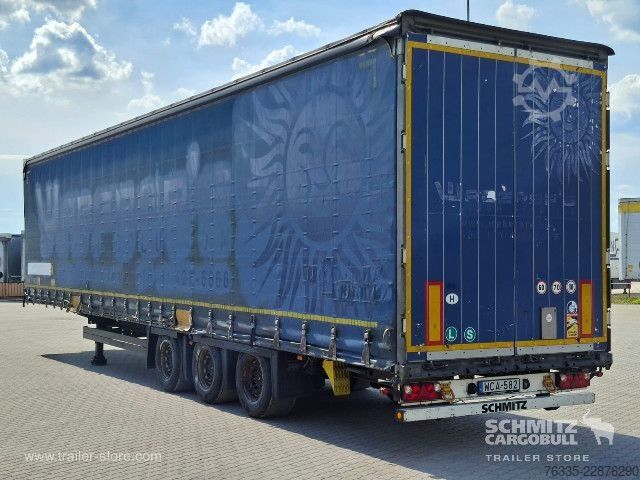 Auflieger mit Pritsche & Plane Schmitz Cargobull Curtainsider Mega