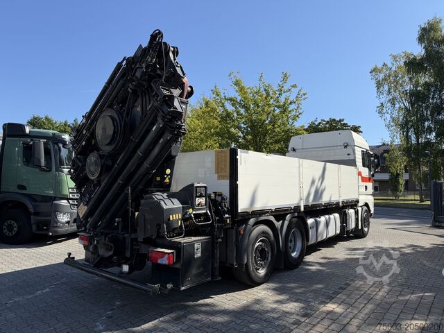 LKW mit Pritsche (offen) MAN TGX 26.480 6X2 Hiab 422 + Jib + Winde