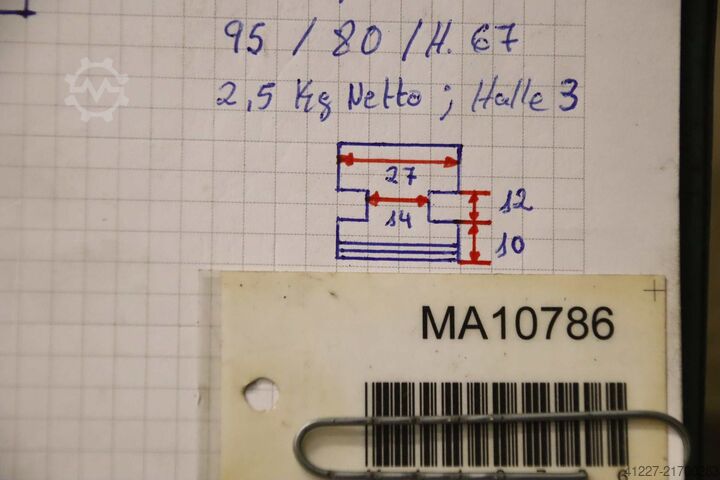 Wechselbacken unbekannt Breite 27 mm