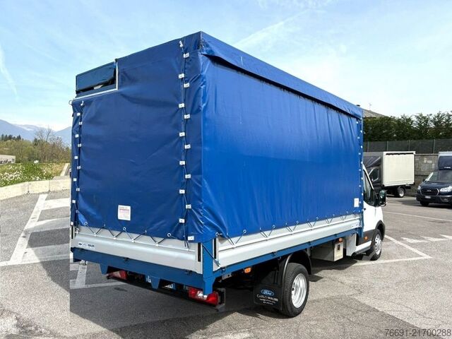 Transporter mit Pritsche & Plane Ford Transit 350 - Telo e Tenda Elettrica